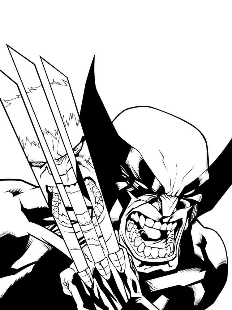 Wolverine Lineart - Nino Pinto